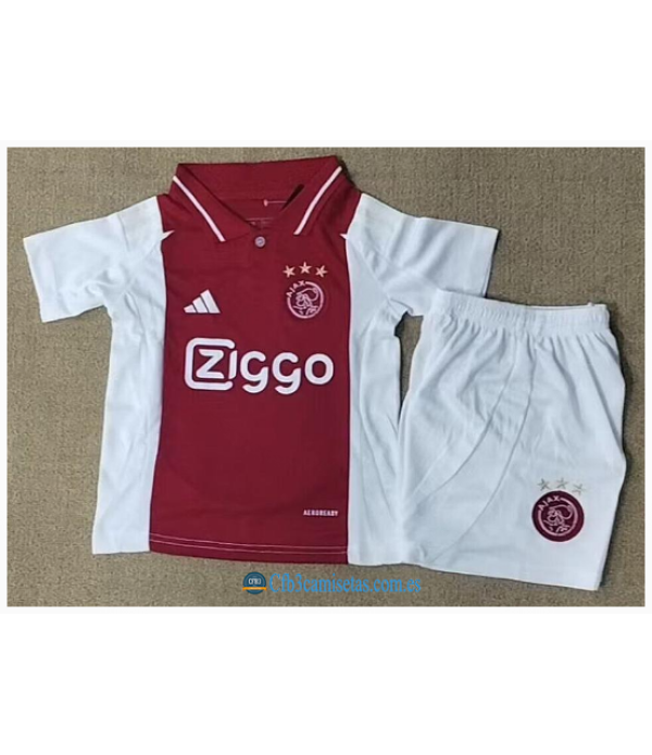 CFB3-Camisetas Ajax amsterdam 1a equipación 2024/25 - ninos