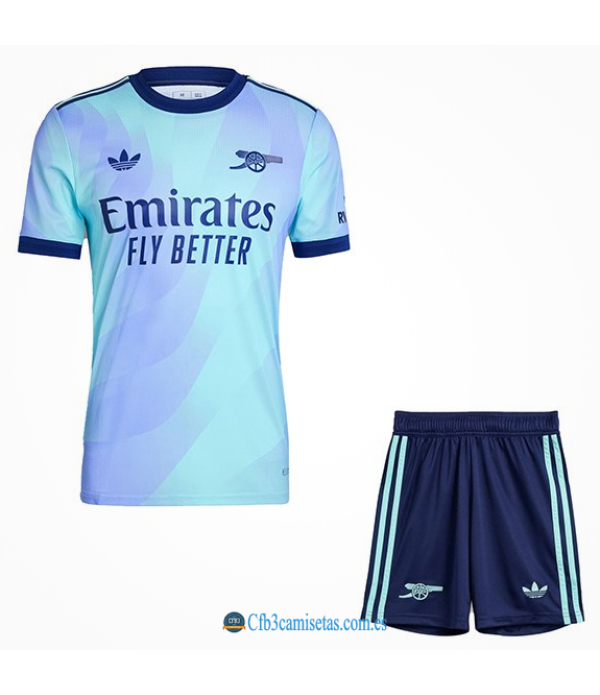 CFB3-Camisetas Arsenal 3a equipación 2024/25 - ninos