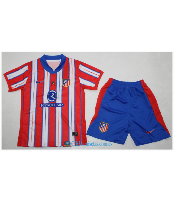 CFB3-Camisetas Atlético madrid 1a equipación 2024/25 la araña - ninos