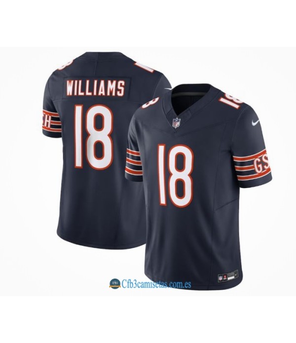 CFB3-Camisetas Caleb williams chicago bears - navy