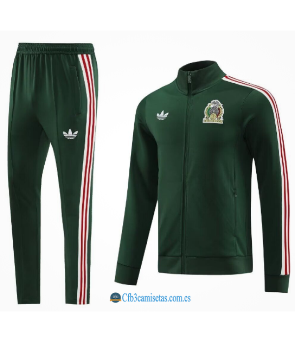 CFB3-Camisetas Chándal méxico 2024 retro