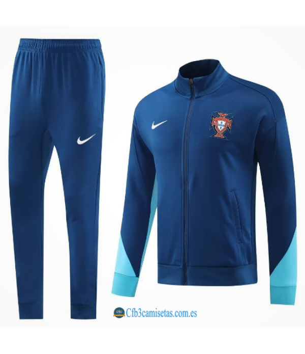 CFB3-Camisetas Chándal portugal 2024 blue