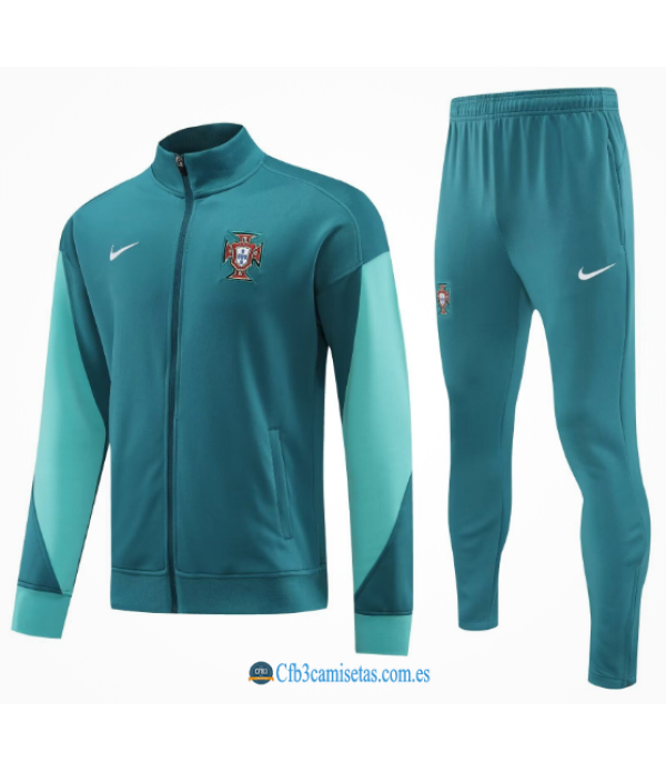 CFB3-Camisetas Chándal portugal 2024 green