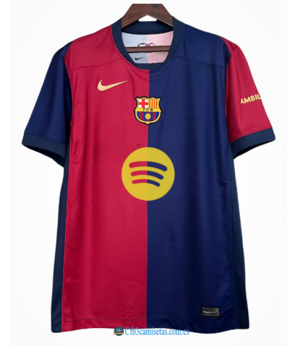 CFB3-Camisetas Fc barcelona 1a equipación 2024/25 spotify