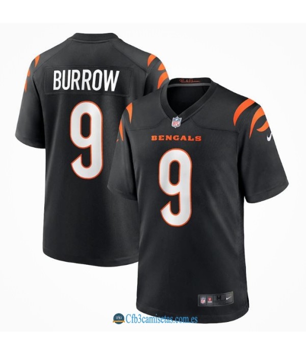 CFB3-Camisetas Joe burrow cincinnati bengals - home