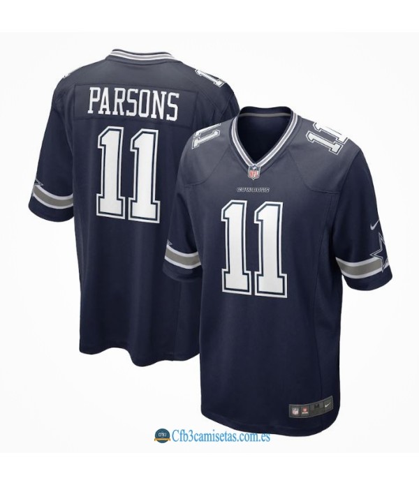 CFB3-Camisetas Micah parsons dallas cowboys - navy