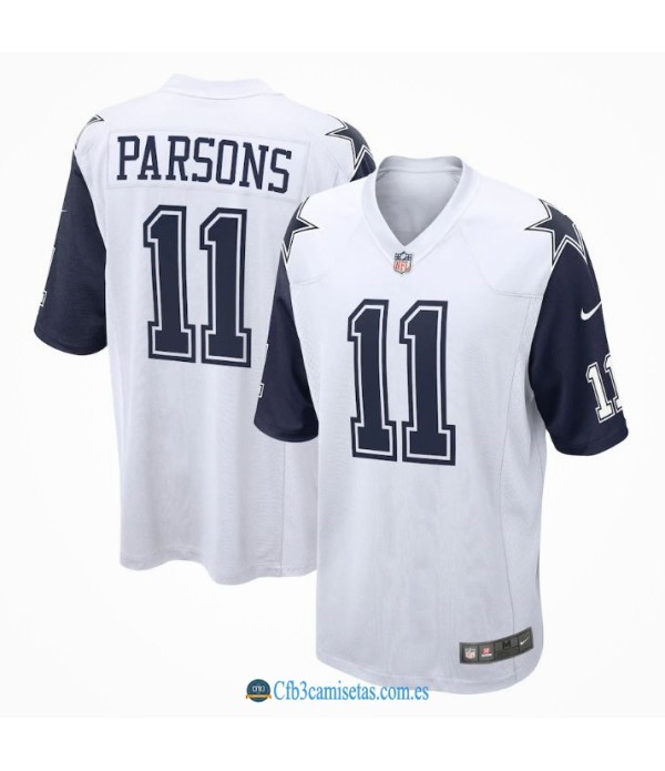 CFB3-Camisetas Micah parsons dallas cowboys - white