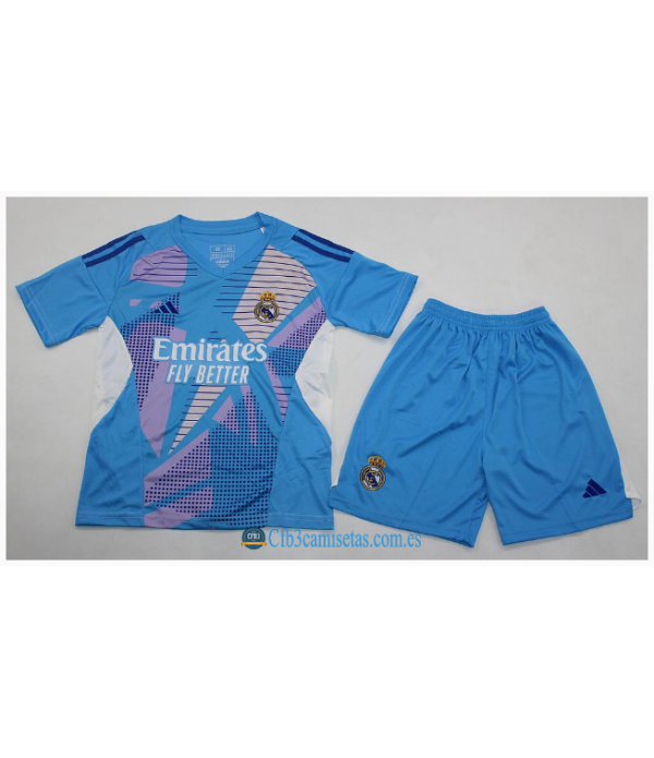 CFB3-Camisetas Real madrid 1a equipación portero 2024/25 - ninos