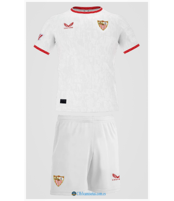 CFB3-Camisetas Sevilla 1a equipación 2024/25 - ninos