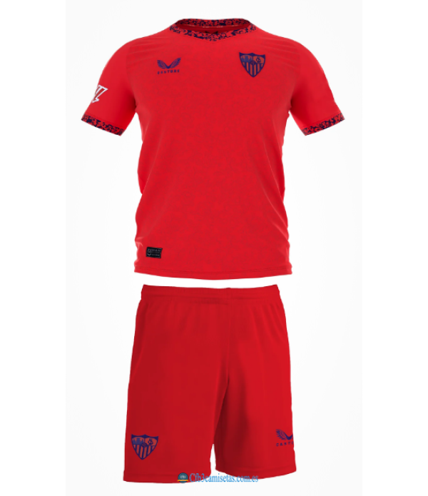 CFB3-Camisetas Sevilla 2a equipación 2024/25 - ninos