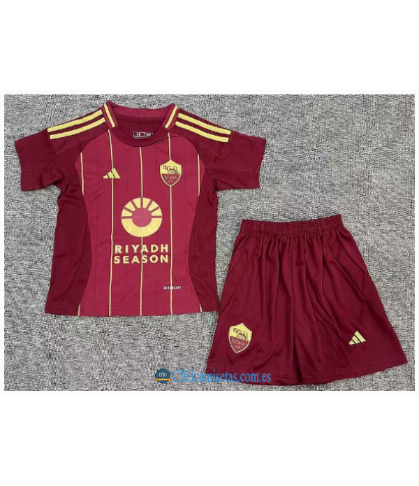 CFB3-Camisetas As roma 1a equipación 2024/25 - niÑos