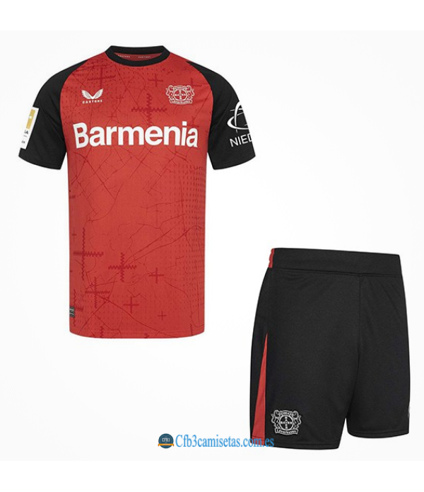 CFB3-Camisetas Bayer 04 leverkusen 1a equipación 2024/25 - niÑos