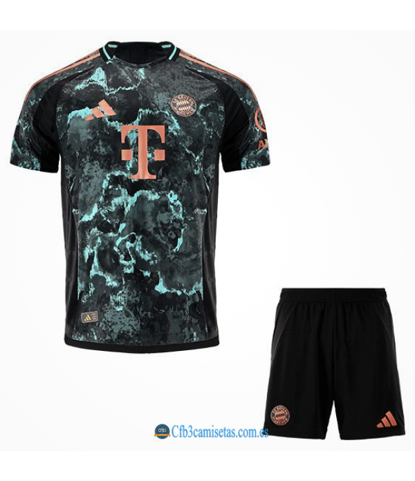 CFB3-Camisetas Bayern munich 2a equipación 2024/25 - niÑos