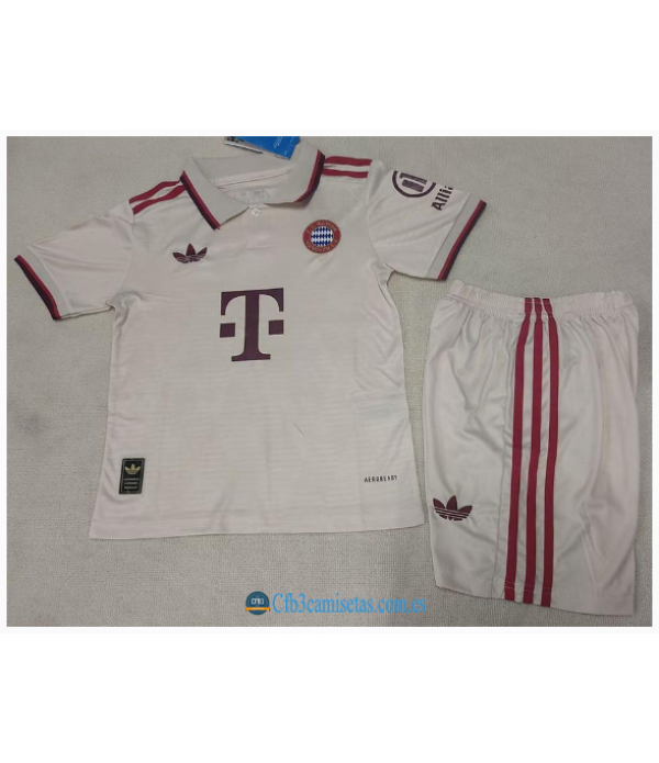 CFB3-Camisetas Bayern munich 3a equipación 2024/25 - niÑos