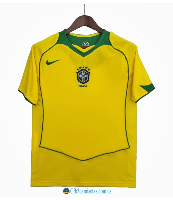 CFB3-Camisetas Brasil 1a equipación 2004