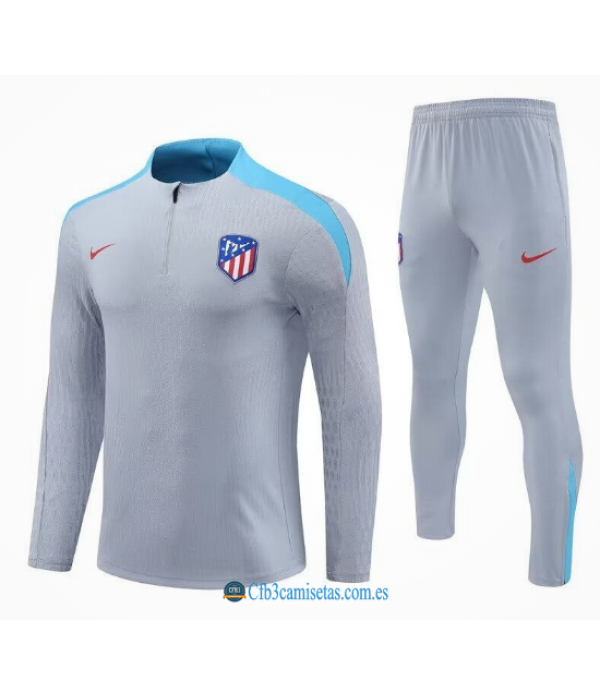 CFB3-Camisetas Chándal atlético madrid 2024/25 grey