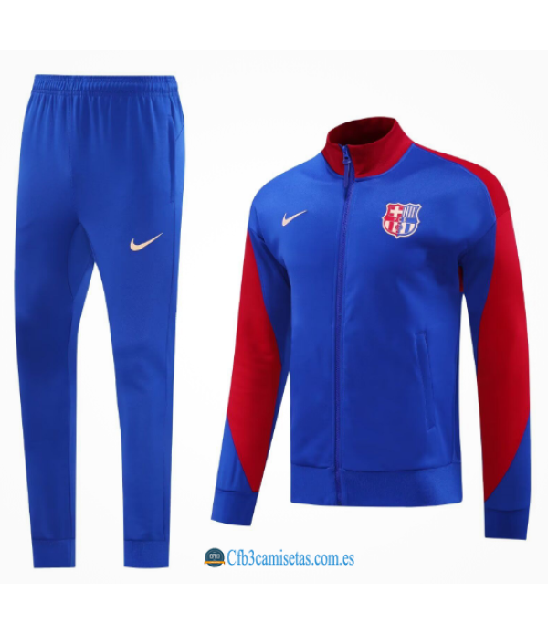 CFB3-Camisetas Chándal fc barcelona 2024/25 blue