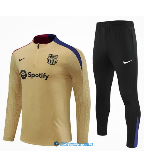 CFB3-Camisetas Chándal fc barcelona 2024/25 gold