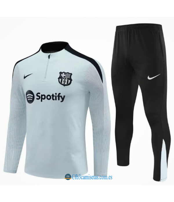 CFB3-Camisetas Chándal fc barcelona 2024/25 grey