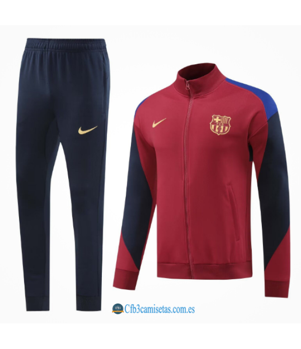 CFB3-Camisetas Chándal fc barcelona 2024/25 red