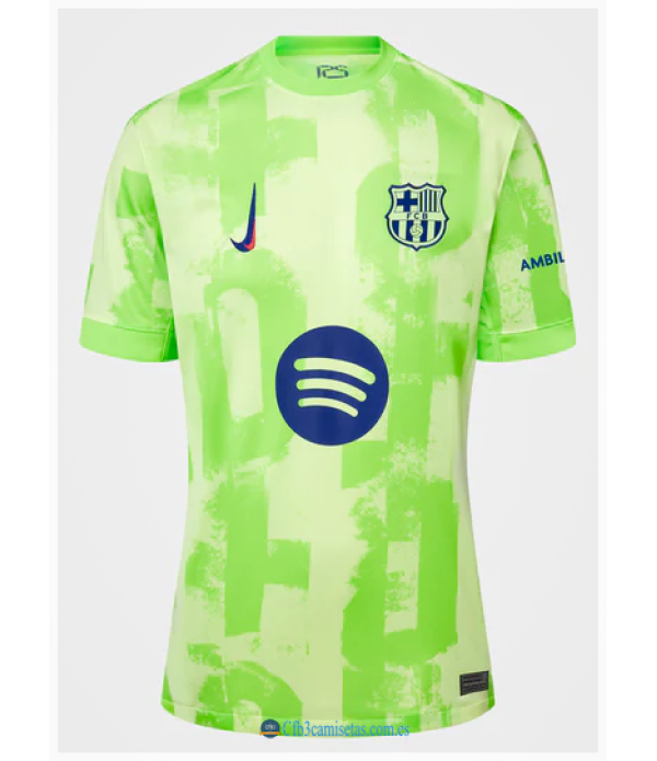 CFB3-Camisetas Fc barcelona 3a equipación 2024/25 spotify