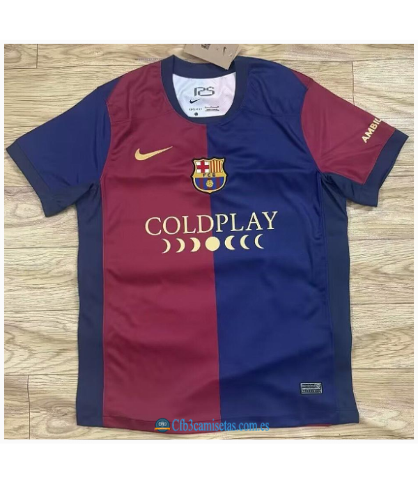 CFB3-Camisetas Fc barcelona x coldplay 2024/25