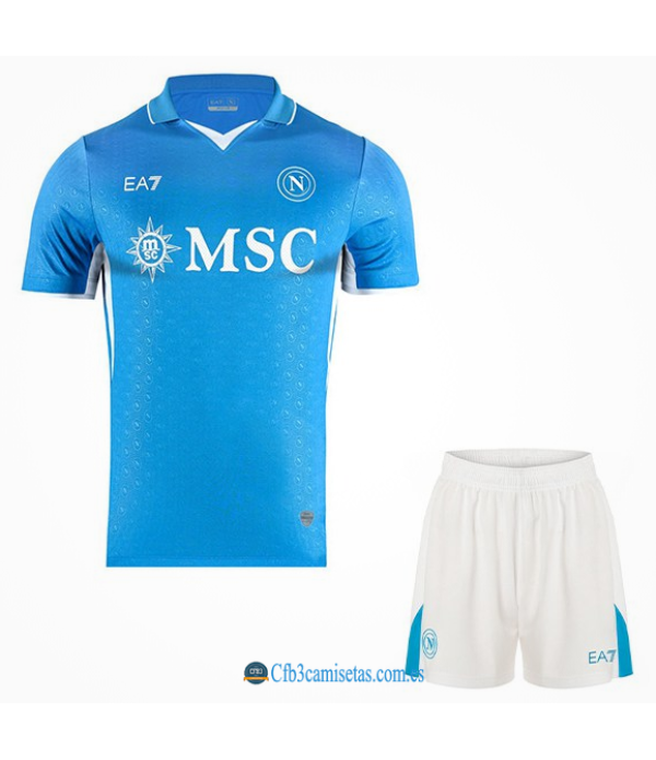 CFB3-Camisetas Napoli 1a equipación 2024/25 - niÑos