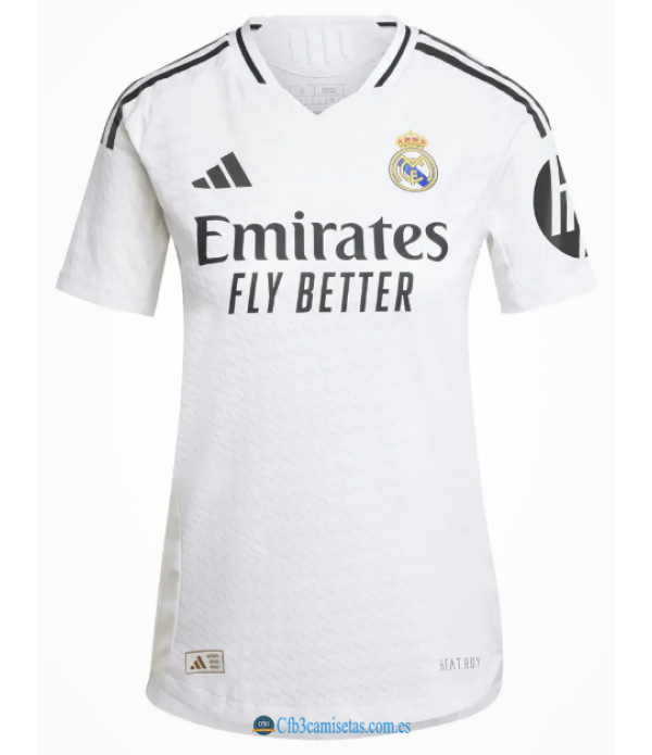 CFB3-Camisetas Real madrid 1a equipación 2024/25 - mujer