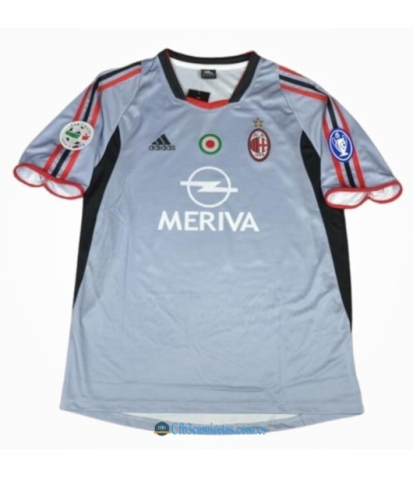 CFB3-Camisetas Ac milan 3a equipación ucl pack 2003/04