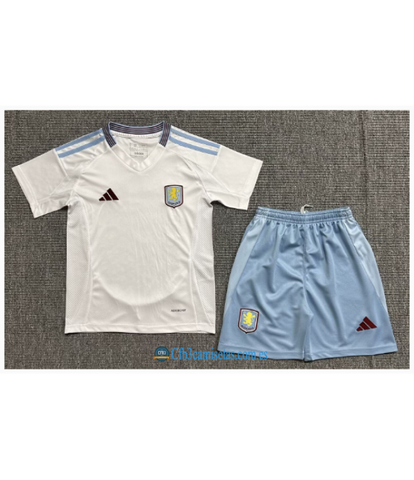 CFB3-Camisetas Aston villa 2a equipación 2024/25 - niños