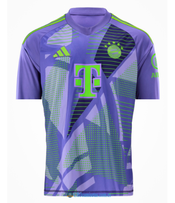 CFB3-Camisetas Bayern munich 2a equipación portero 2024/25