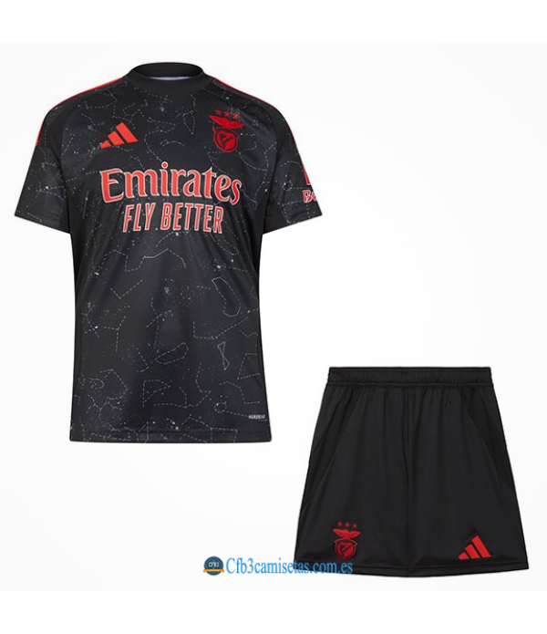 CFB3-Camisetas Benfica 2a equipación 2024/25 - niños