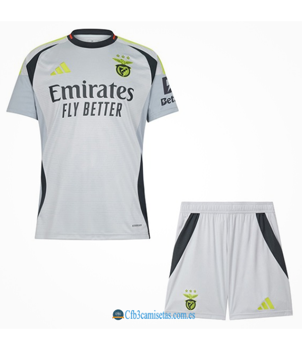 CFB3-Camisetas Benfica 3a equipación 2024/25 - niños