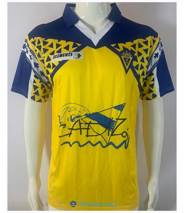 CFB3-Camisetas Cadiz 1a equipación patrocinio 1991/92