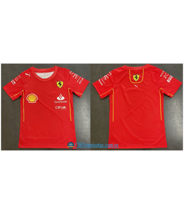 CFB3-Camisetas Camiseta ferrari 2024 - niños