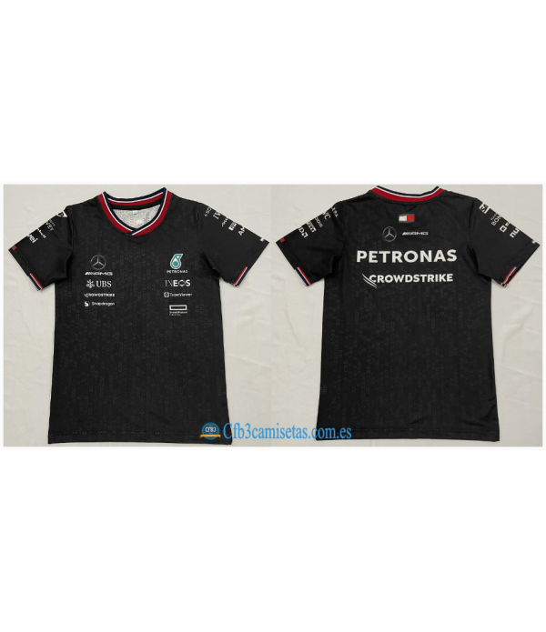 CFB3-Camisetas Camiseta mercedes amg 2024 black - niños