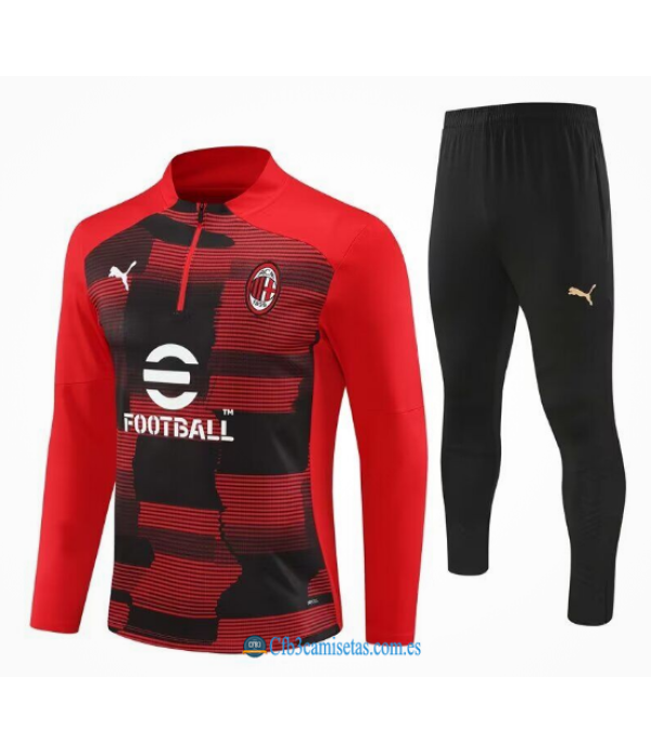 CFB3-Camisetas Chándal ac milan 2024/25 red