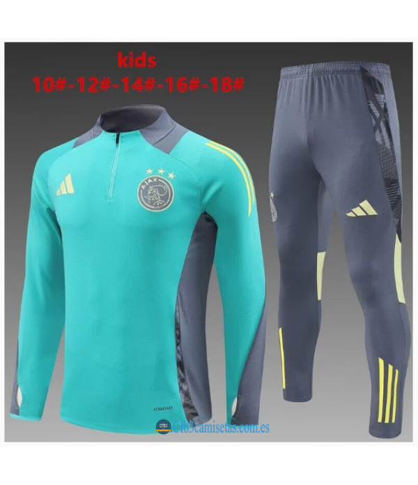 CFB3-Camisetas Chándal ajax 2024/25 blue - niños