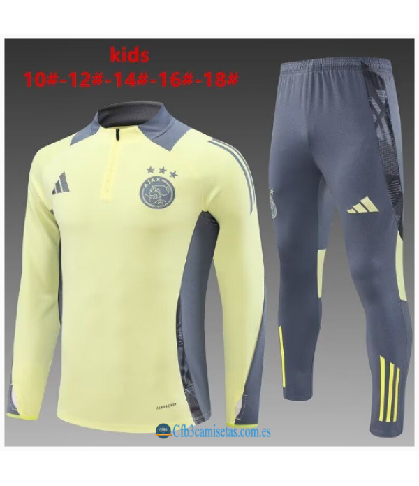 CFB3-Camisetas Chándal ajax 2024/25 - niños