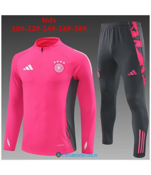 CFB3-Camisetas Chándal alemania 2024 pink - niños