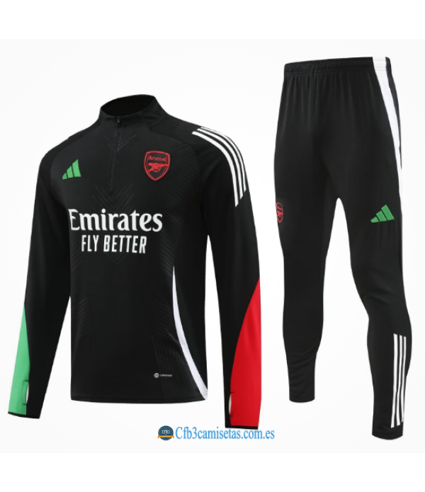 CFB3-Camisetas Chándal arsenal 2024/25 black