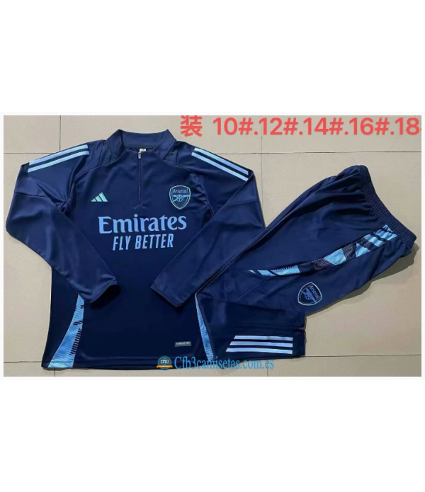 CFB3-Camisetas Chándal arsenal 2024/25 dark blue - niños