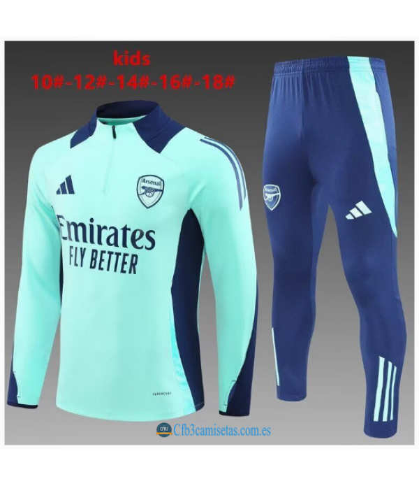 CFB3-Camisetas Chándal arsenal 2024/25 green - niños