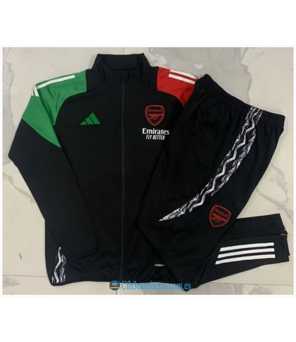 CFB3-Camisetas Chándal arsenal 2024/25 negro