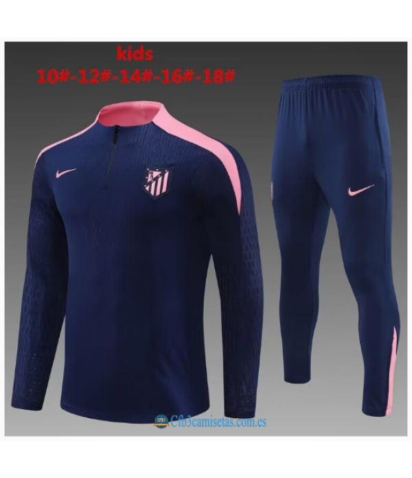 CFB3-Camisetas Chándal atlético madrid 2024/25 dark - niños