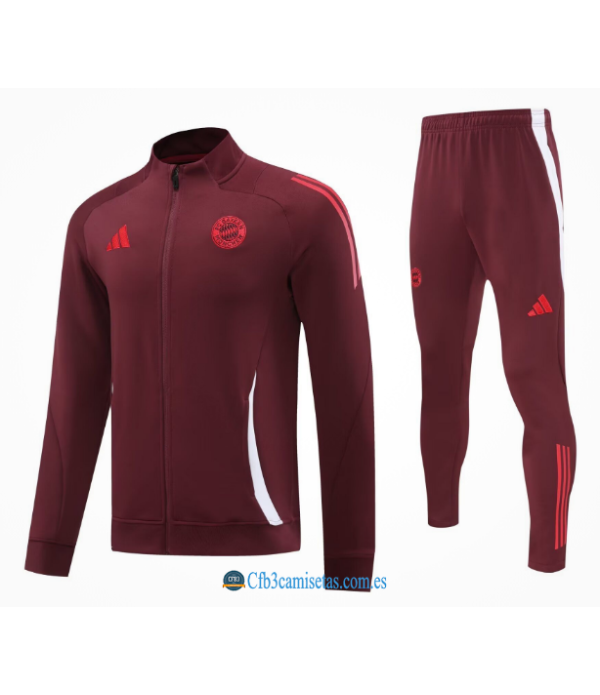 CFB3-Camisetas Chándal bayern munich 2024/25 dark red