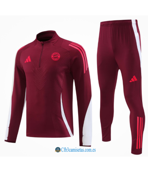 CFB3-Camisetas Chándal bayern munich 2024/25 rojo ii