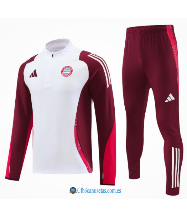 CFB3-Camisetas Chándal bayern munich 2024/25 white ii