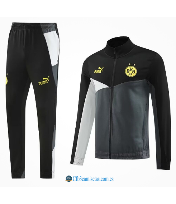 CFB3-Camisetas Chándal borussia dortmund 2024/25 grey