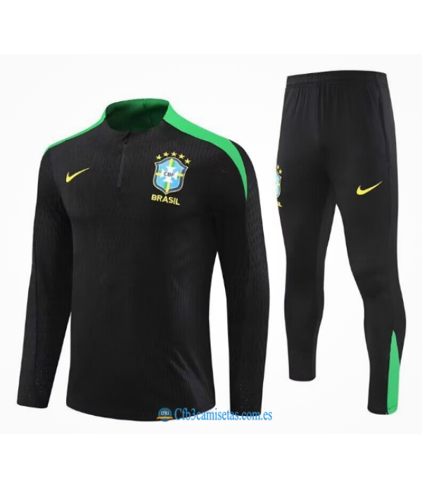 CFB3-Camisetas Chándal brasil 2024 black